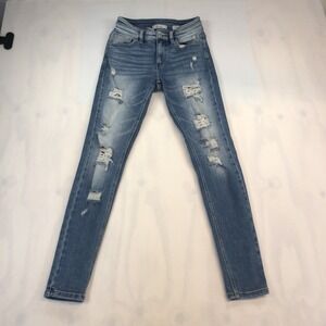 KanCan Jeans  Women  size 24 Style Estilo - very distressed  Skinny Leg